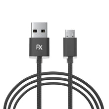 Load image into Gallery viewer, FX Factory Micro USB 2.0 Data Cable for Sync &amp; Charge Android Devices 1M, Black