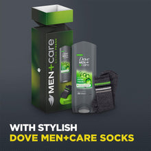 Load image into Gallery viewer, Dove Men+Care Extra Fresh Body Wash Gift Set for Men with Exclusive Socks
