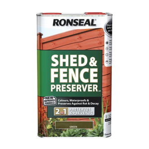 Shed & Fence Preserver Green 5 litre