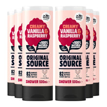 Load image into Gallery viewer, Original Source Vegan Shower Gel with 100% natural Fragrance 500ml, 6 Pack