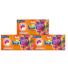 Load image into Gallery viewer, Surf 3 in 1 Laundry Washing Detergent Capsules Passion Bloom, 26 Washes, Pack of 3
