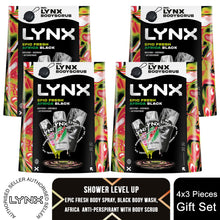Load image into Gallery viewer, Lynx All Stars Gift Set for Men Epic Fresh, Africa, Black Scent Grooming Kit