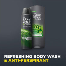 Load image into Gallery viewer, Dove Men+Care Refresh Extra Fresh Bodywash &amp; Antiperspirant 2pc Gift Set for Him