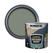 Load image into Gallery viewer, Ultimate Protection Decking Paint Sage 2.5 litre