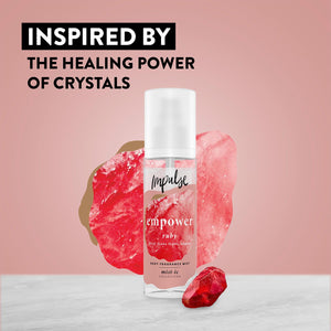 Impulse Empower Body Fragrance Mist Spicy Ginger, Ylang-Ylang & Jasmine, 3x150ml