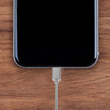 Load image into Gallery viewer, Fx Braided Micro USB Data Cable, Gold, Rose Gold, Space Grey, Silver[Space Grey]