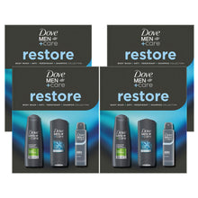 Load image into Gallery viewer, Dove Men+Care Gift Set Restore Trio - Bodywash, Classic Deodorant, Shampoo