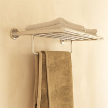 Load image into Gallery viewer, COSMIC Architect Shelf + Towel Rack | Chrome | Wall Mount | Minimalist