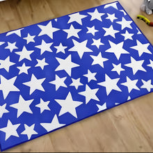 Load image into Gallery viewer, Nursery Decorative Rug Kit for Kids With Stars Thame, Blue &amp; White