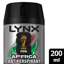 Load image into Gallery viewer, Lynx Limited Edition FIFA Africa Anti-Perspirant Aerosol Deo Spray 200ml, 6 PK