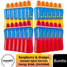 Load image into Gallery viewer, Lucozade Sport Orange &amp; Raspberry Isotonic Sport Energy Drink Fat-Free 3x500ml