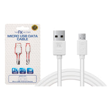 Load image into Gallery viewer, FX Powabud USB Data Cable For Micro USB Devices - White