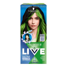 Load image into Gallery viewer, LIVE Ultra Brights 086 Vivid Green Semi Permanent Hair Dye, 2 Pack
