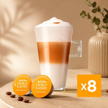 Load image into Gallery viewer, Nescafe Dolce Gusto Coffee Pods Caps Box of 16 Latte Macchiato