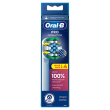 Load image into Gallery viewer, Oral-B Floss Action White X-Filaments Toothbrush Replacement Heads, Pack of 4