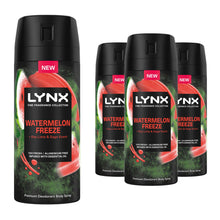 Load image into Gallery viewer, Lynx Men Deodorant Watermelon Freeze with 72Hrs Freshness 150ml, 3 Pack