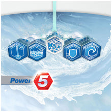 Load image into Gallery viewer, 6x Domestos Power 5 Lime Toilet Rim Blocks for LongLasting Protection 55g, Pkof5