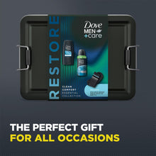 Load image into Gallery viewer, Dove Men+Care Tin Clean Comfort Essentials 2Pcs Gift Set for Him with Socks