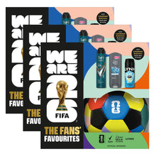 Load image into Gallery viewer, FIFA Fans Favourites Gift Set for Him Body Wash, Spray &amp; Skills Ball + Pump