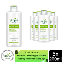 Load image into Gallery viewer, Simple Micellar Cleansing Water Hydrating Makeup Remover, 200ml or 400ml