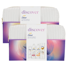Load image into Gallery viewer, Dove Discover Deodorant, Lotion &amp; Bodywash 4Pcs Gift Set for Her with Beauty Bag