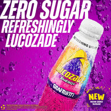 Load image into Gallery viewer, Lucozade Energy Zero Sugar Grafruitti Energy Drink With Vitamin B3, 12x900ml