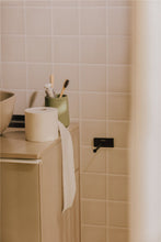 Load image into Gallery viewer, COSMIC Toilet Roll Holder Black Matte, Screw Mount, 7.1x13.4x3.2 cm