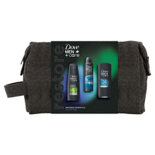 Load image into Gallery viewer, Dove Men+Care Restore Essentials Washbag Collection 3 Pieces Gift Set for Him