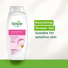 Load image into Gallery viewer, Simple Kind to Skin Nourishing Shower Cream 450ml, 6 Pk