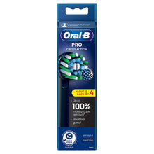 Load image into Gallery viewer, Oral-B Cross Action Black X-Filaments Toothbrush Replacement Heads, Pack of 4