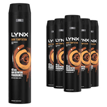 Load image into Gallery viewer, Lynx XXL Dark Temptation 48-Hour High Definition Body Spray Deodorant, 6x250ml