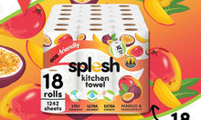 Load image into Gallery viewer, Splesh 72 Rolls Vanilla &amp; Marshmallow Toilet + 18 Mango Kitchen Towel