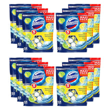 Load image into Gallery viewer, 12x Domestos Power 5 Lime Toilet Rim Blocks for LongLasting Protection 55g,Pkof5