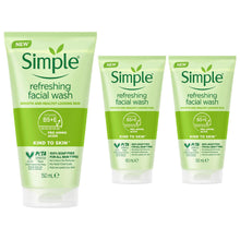 Load image into Gallery viewer, Simple Face Wash Range-Moisturising, Refreshing, Clear Pore Scrub or Glow, 150ml