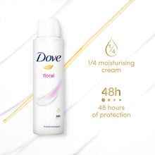 Load image into Gallery viewer, Dove Floral Anti-Perspirant with 48H Sweat Protection Deo for Women 200ml, 6pk