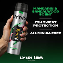 Load image into Gallery viewer, Lynx Limited Edition FIFA Africa Anti-Perspirant Aerosol Deo Spray 250ml, 6 PK
