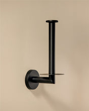 Load image into Gallery viewer, COSMIC Toilet Roll Holder Black Matte, Screw Mount, 5x9.3x17 cm