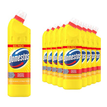 Load image into Gallery viewer, Domestos Thick Bleach Citrus Fresh Powerful Toilet &amp; Bathroom Cleaner 1L, 12Pk