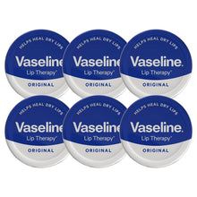 Load image into Gallery viewer, Vaseline Lip Balm Original 20g, 6 Pack Lip Therapy Moisturising Non Greasy Care
