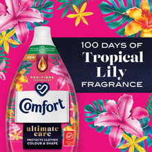 Load image into Gallery viewer, 2xComfort Fabric Conditioner Tropical Lily Ultra-concentrated 870 ml - 58 Wash