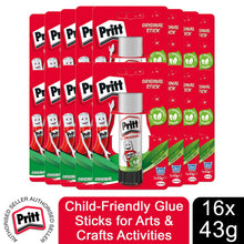 Load image into Gallery viewer, Pritt Child-Friendly Glue Sticks for Arts &amp; Crafts Activities 43g, 16 Sticks