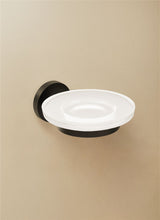 Load image into Gallery viewer, COSMIC Soap dish Black Matte Measures 11 x 13 x 2 cm