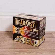 Load image into Gallery viewer, Deadfast All In One Mouse Control Kit of Traps, Paste Sachets &amp; Bait Stations