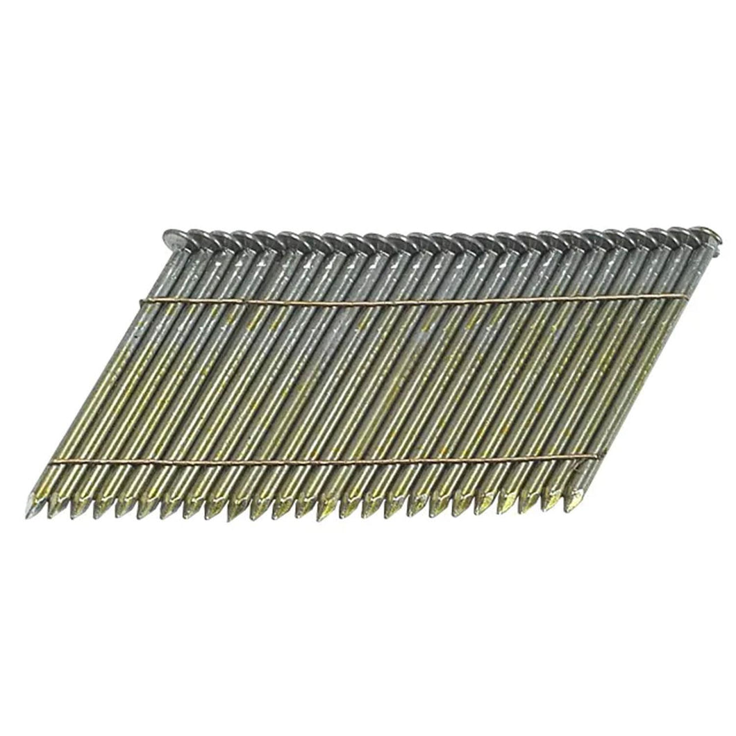 28° Bright Ring Shank Stick Nails 3.1 x 90mm (Pack 2000)