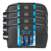 Load image into Gallery viewer, Dove Men+Care Gift Set Cleanse+Care Washbag, Bodywash, Deodorant &amp; Shampoo