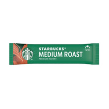 Load image into Gallery viewer, Starbucks Medium Roast Instant Coffee Sachets 50 Pack - Smooth Rich Blend, 2.3g