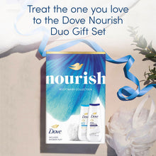 Load image into Gallery viewer, Dove Nourish Duo Advance Gift Set with Exfoliating &amp; Nourishing Bodywash
