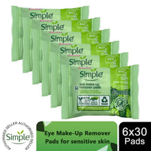 Load image into Gallery viewer, Simple Skincare Range -Refreshing Face Wash 150ml or Eye Make-Up Remover Pads 30