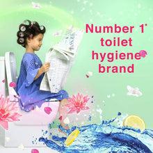 Load image into Gallery viewer, Bloo Colour Active Fresh Flower &amp; Bleach Toilet Rim Block Odour Stop 6 pk of 50g