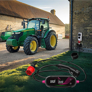Cord EVIRA Professional 10m Portable EV Charger 2.3kW to 22kW w/ UK adaptor kit